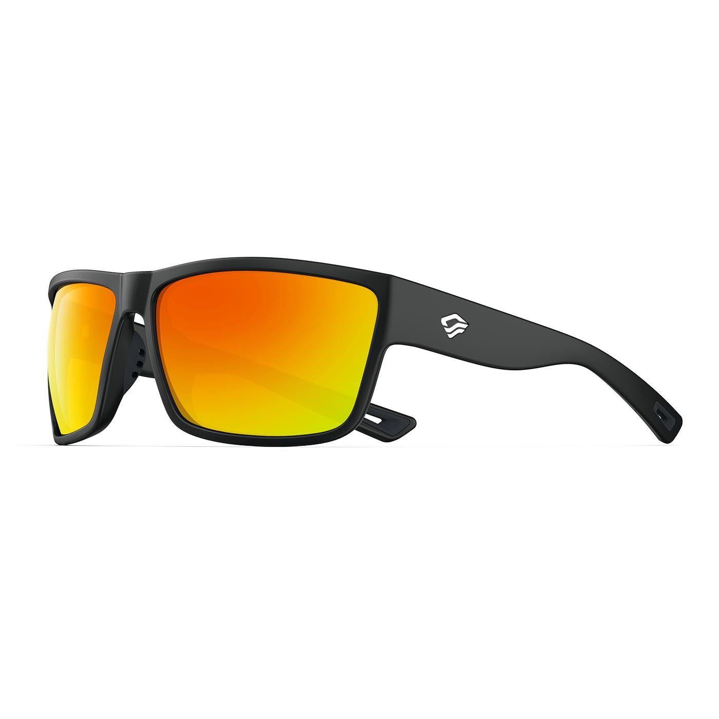 Ocean Rainbow Polarized Sports Sunglasses with Lifetime Warranty -  Adjustable and Flexible Frame - Ideal for Men and Women - Ideal for  Cycling, Running, Golf, and Fishing - Matte Black Frame & Polarized Orange  Mirrored