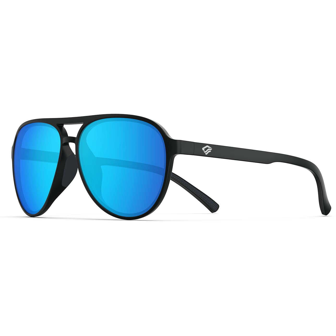 TOREGE ‘Blue Ridge’ Polarized Aviator Sunglasses - Lifetime Warranty - Men & Women Sports Glasses for Fishing, Boating, Beach, Golf, & Driving