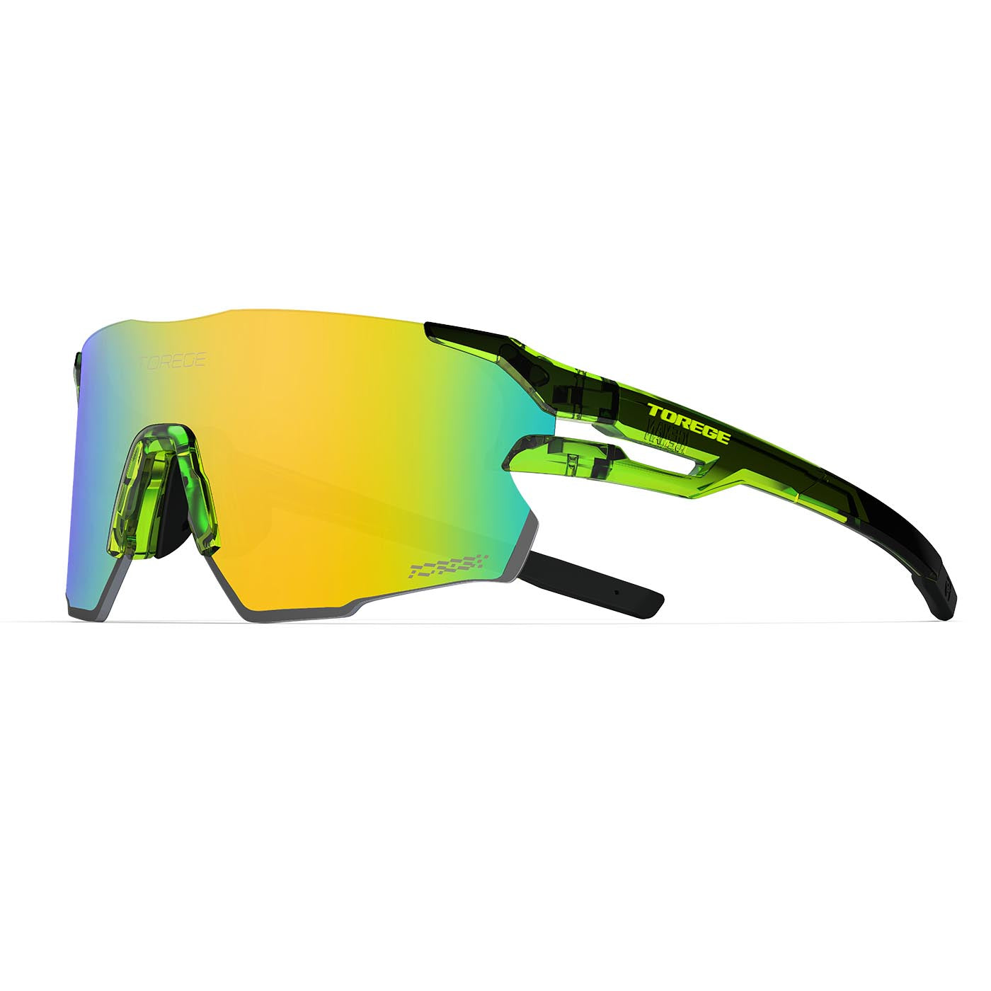Torege 'Resplenden' Wraparound Sport Sunglasses for Men and Women with Lifetime Warranty - Perfect for Cycling, Hiking, Fishing, Golf, and Running