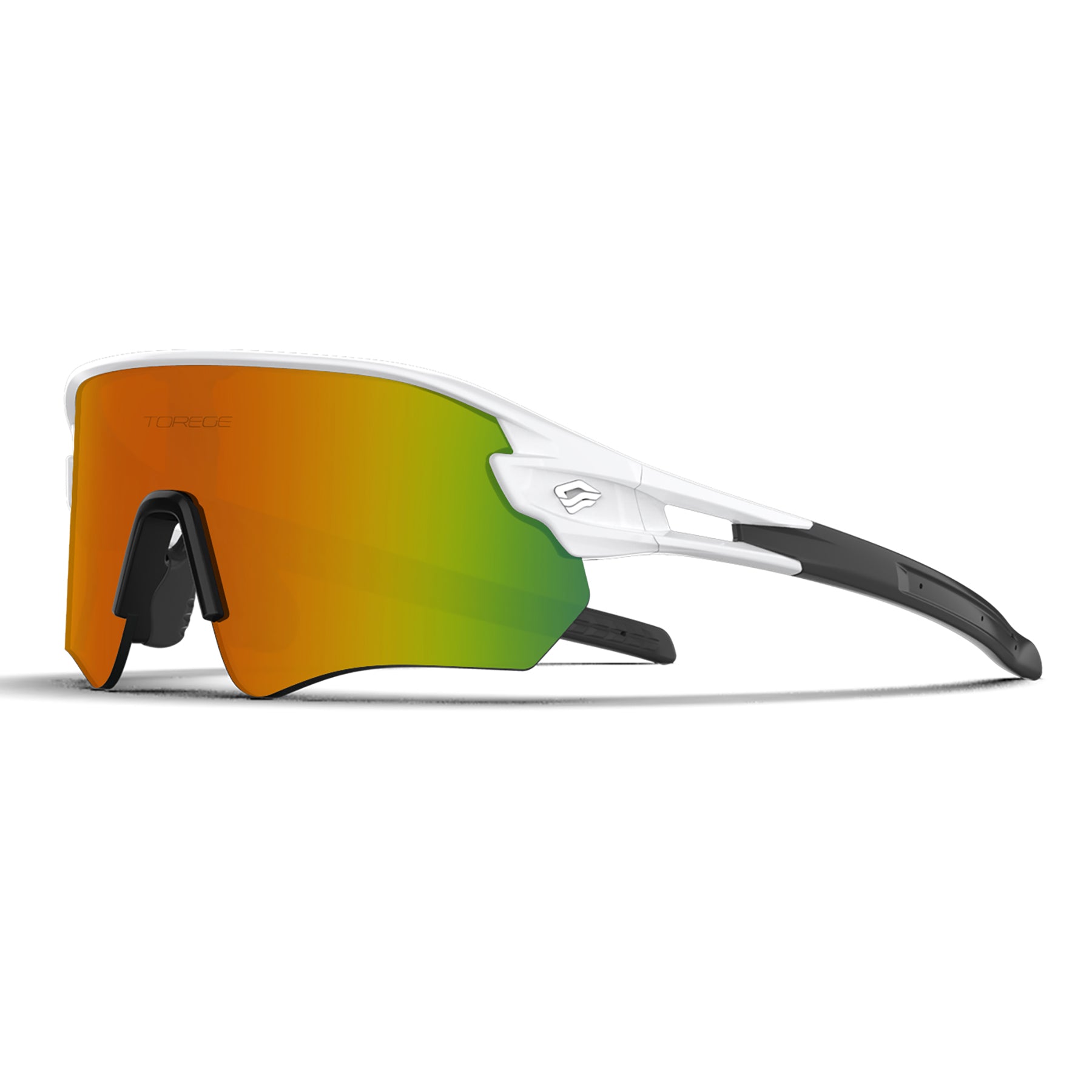 Quest Aurora Ultra Lightweight Sports Sunglasses for Men & Women with Lifetime Warranty - Ideal for Cycling, Hiking, Fishing, Golf & Running - White