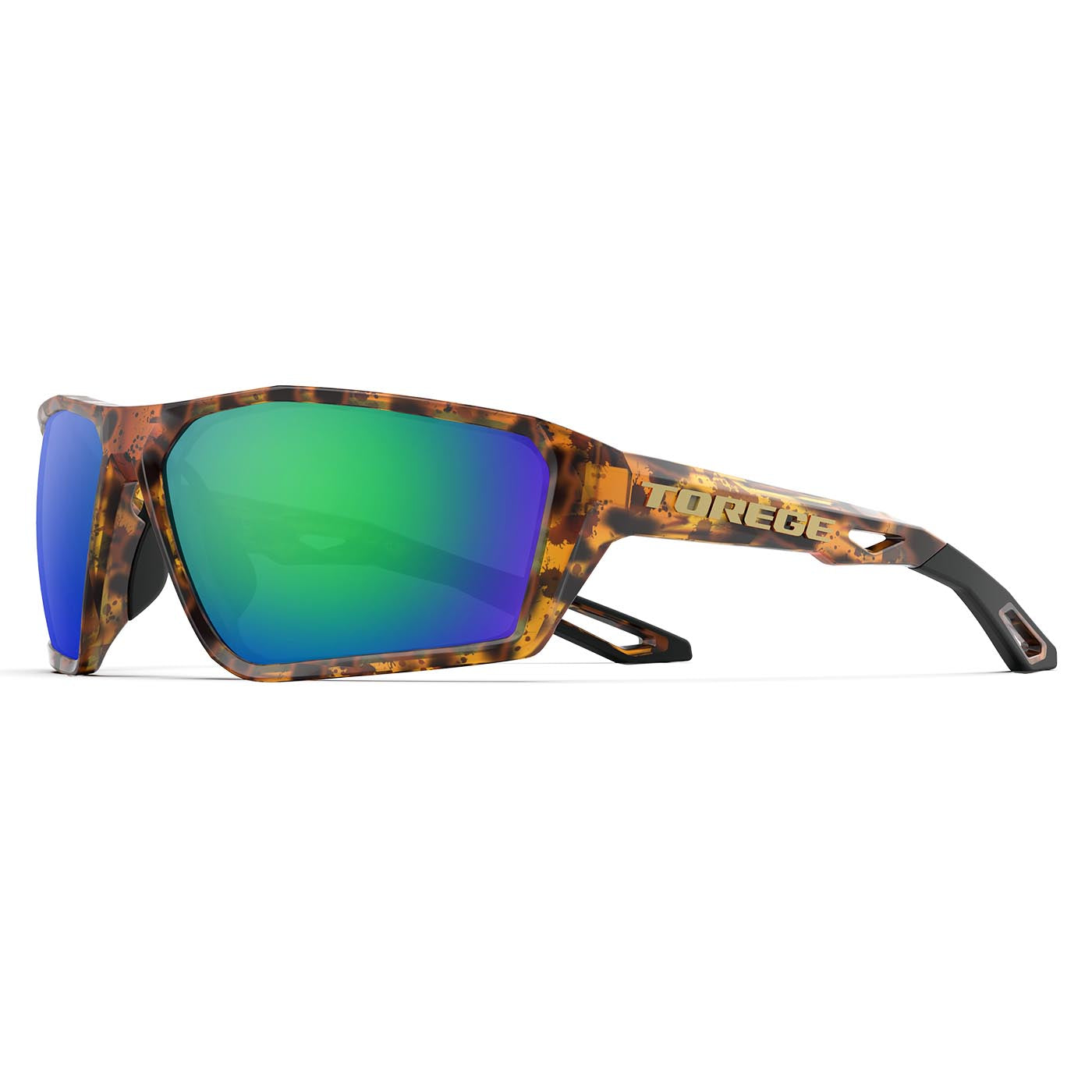 Torege Sports Polarized unisex Sunglasses for Fishing Cycling Running Golfing Sunglasses Durable Lens, Adult Unisex, Size: One size, Green