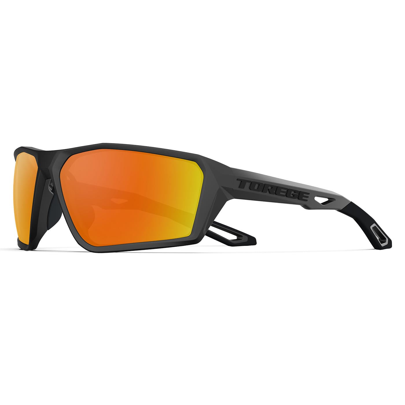 Red Turtle Ultra-Durable Sports Polarized Sunglasses for Men & Women With  Lifetime Warranty - Perfect for Cycling, Running, Driving, Fishing & More -  Matte Grey Frame & Sunlight Orange lens