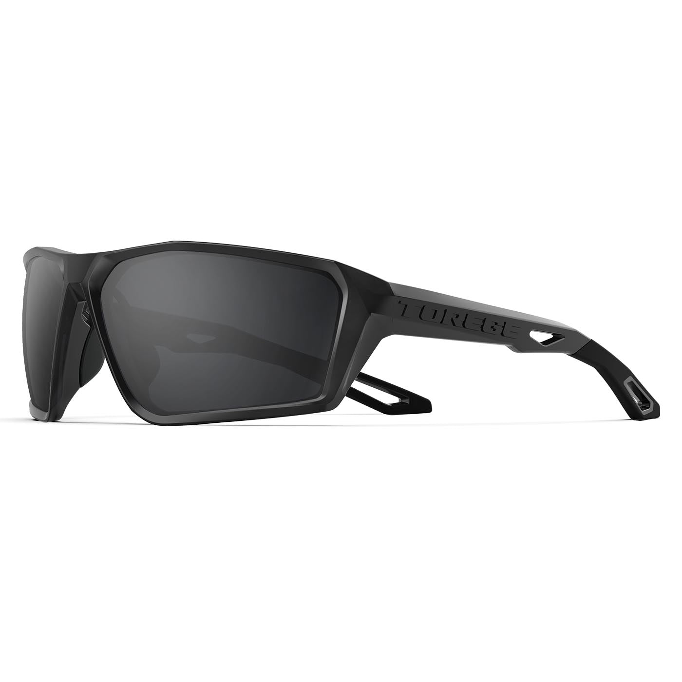 Rhinoceros Premium Sports Polarized Sunglasses for Men & Women - Lifetime  Warranty - Ideal for Running, Cycling, Driving, Fishing & Outdoor  Activities - Black Frame & Black lens - Quarter