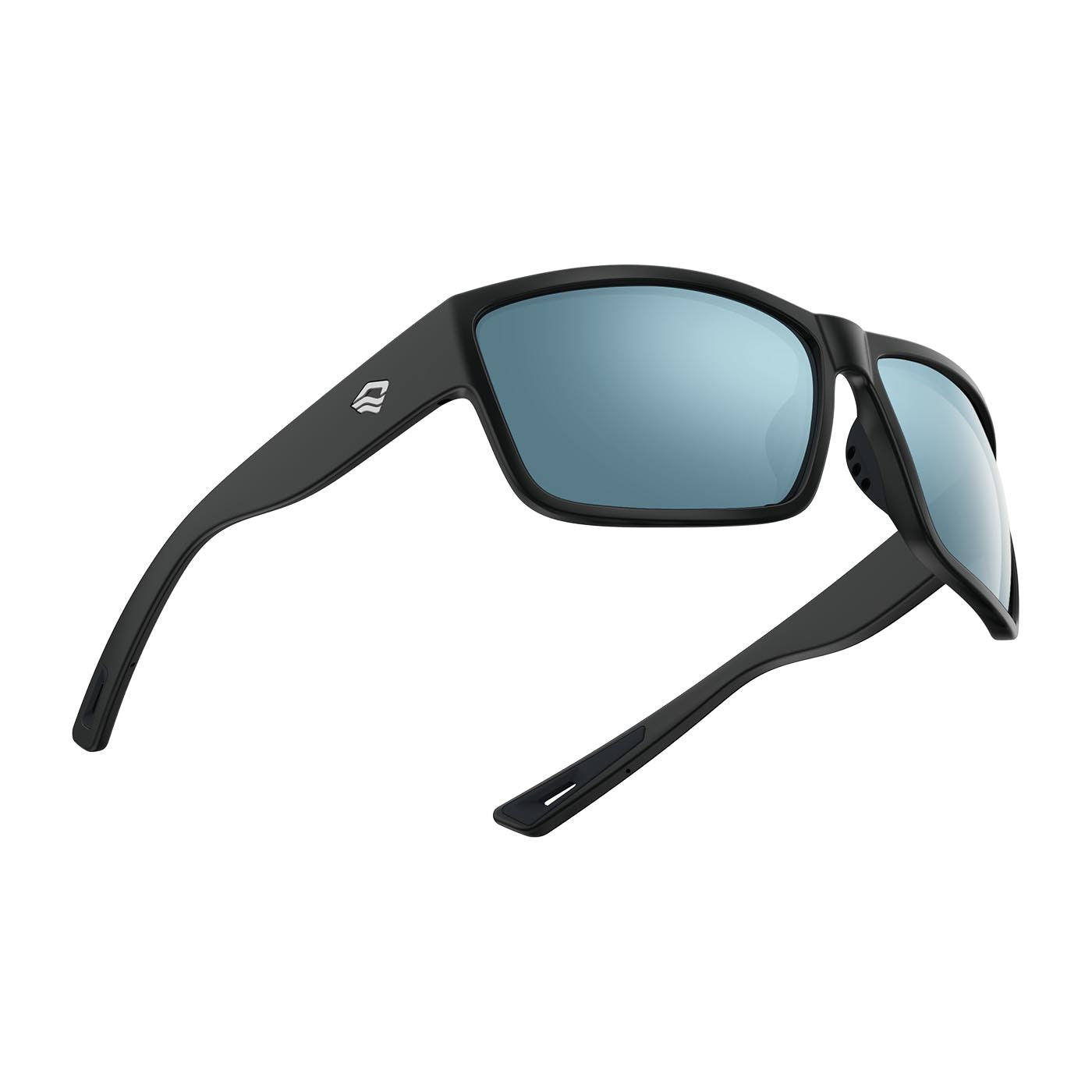 Wiley X Covert Sunglasses with Polarized Blue Mirror Lens