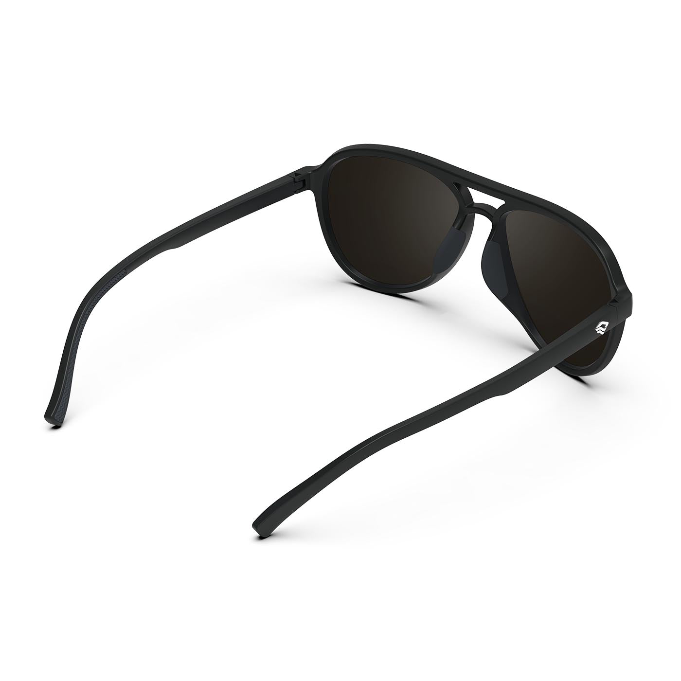 Women's Black Aviator Sunglasses
