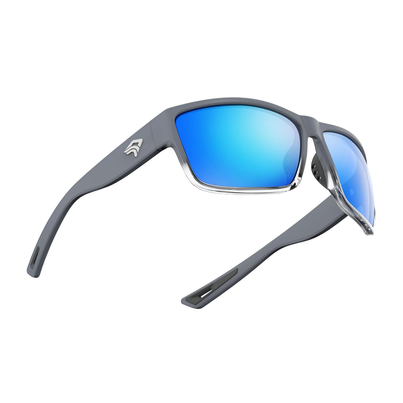 Pure Polarized Sports Sunglasses with Lifetime Warranty - Adjustable and  Flexible Frame - Ideal for Men and Women - Ideal for Cycling, Running,  Golf, and Fishing - Matte Grey To Half Transparent