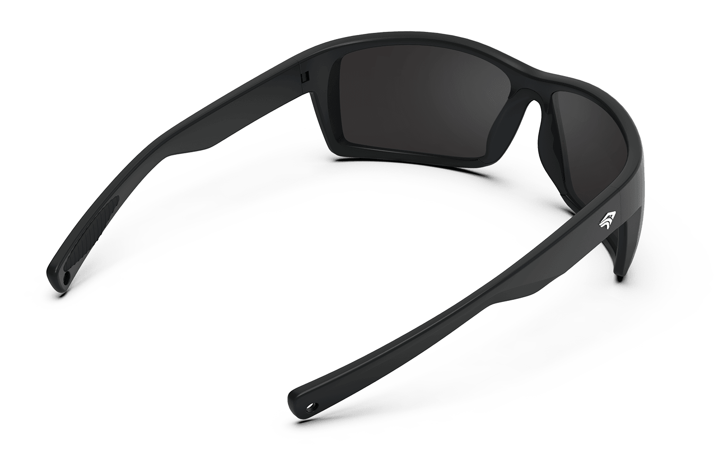 Black Sandstone Polarized Sunglasses - Black Frame & Black Lens - Sky
